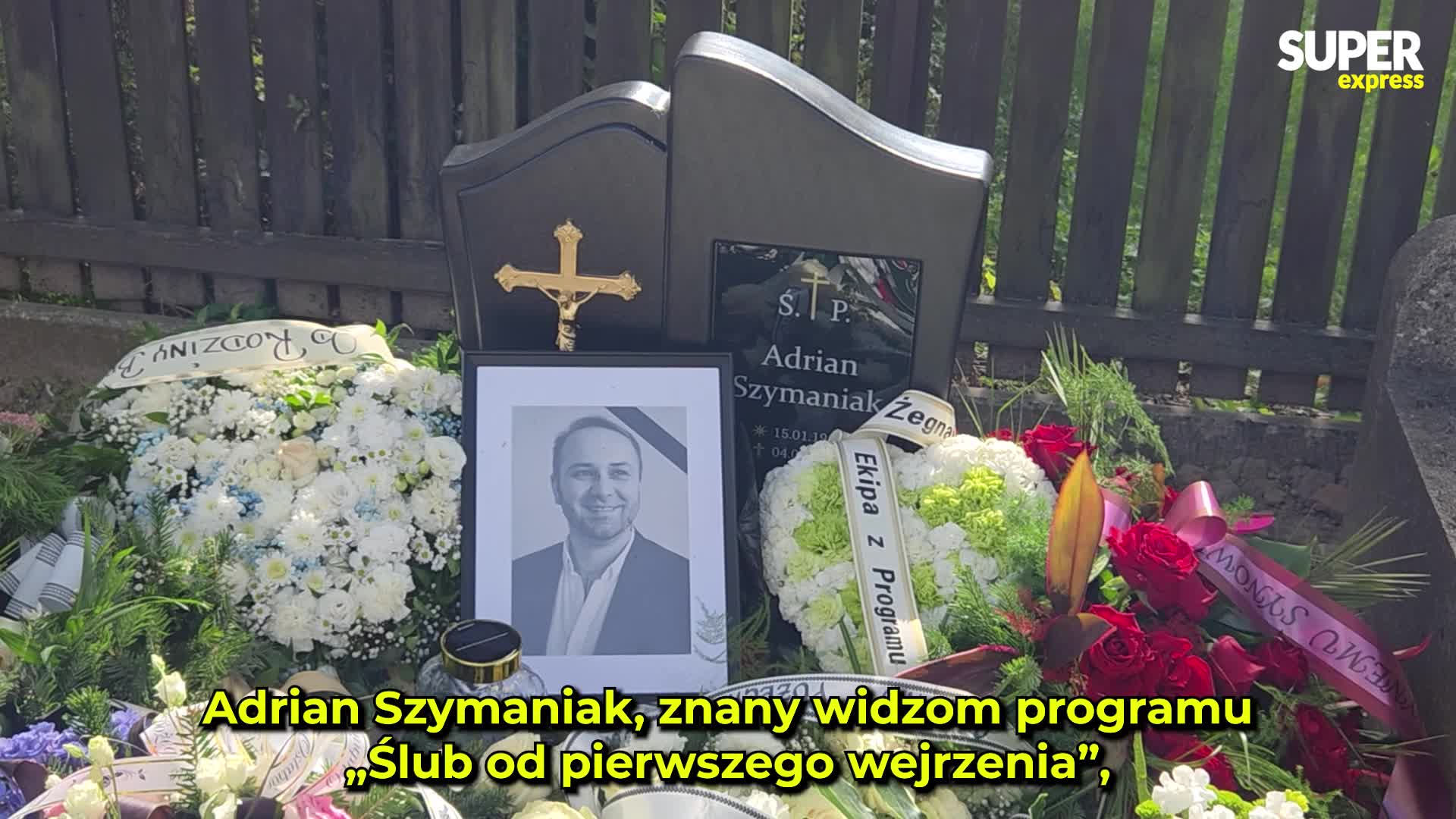 Tak wygląda grób Adriana Szymaniaka pod Bydgoszczą